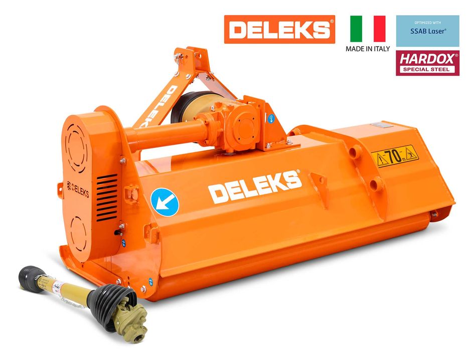 Triturador de martelos 1.2m p/ Trator 30-60cv - Novo c/ Cardã