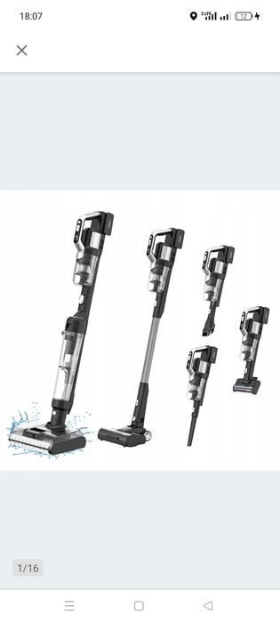 5w1 Odkurzacz popu bezprzewodowy mopujący JIMMY PW11 PRO MAX