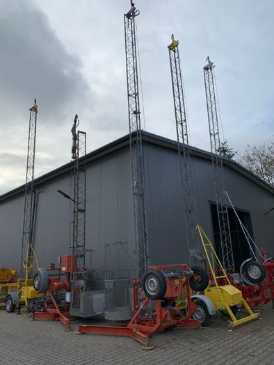 Windy budowlane Zeppenfeld Herzog podnośnik koszowy 200kg wciągarka