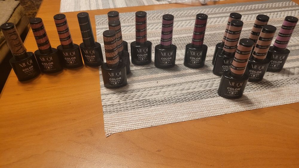 Lakiery hybrydowe żele i baza Niuqi