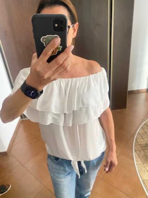 Piękna, biała bluzka hiszpanka NOWA!