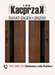 Drzwi KACPRZAK 90x200 Drzwi Zewnętrzne MARS 01 Orzech