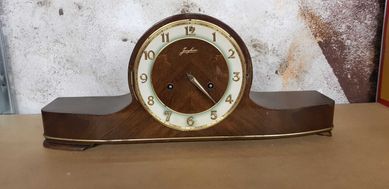 Stary zegar kominkowy Junghans vintage retro antyk