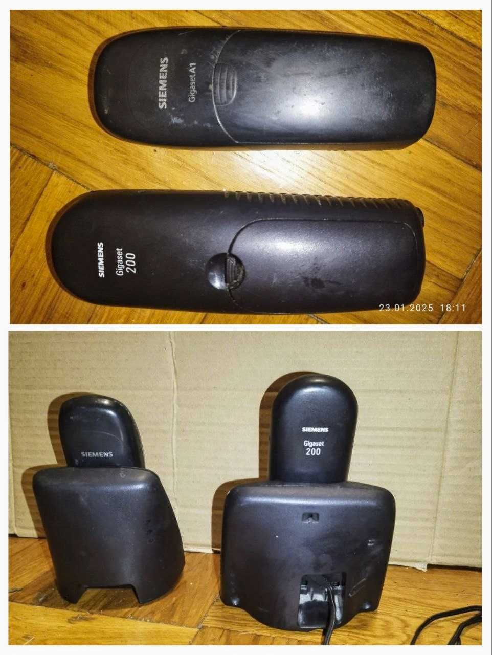 Siemens, Panasonic 4 стац тлф: Gigaset A100 и 200, KX-T2420, KX-TS2350