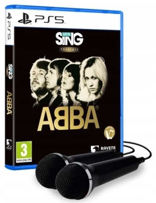 Let's Sing ABBA + 2 Mikrofony PS5 Sony Nowa Płyta jak Singstar prezent