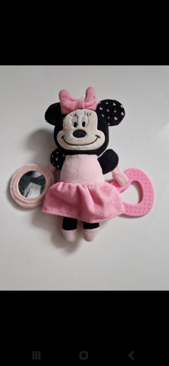 Zawieszka maskotka grzechotka Myszka Minnie Disney