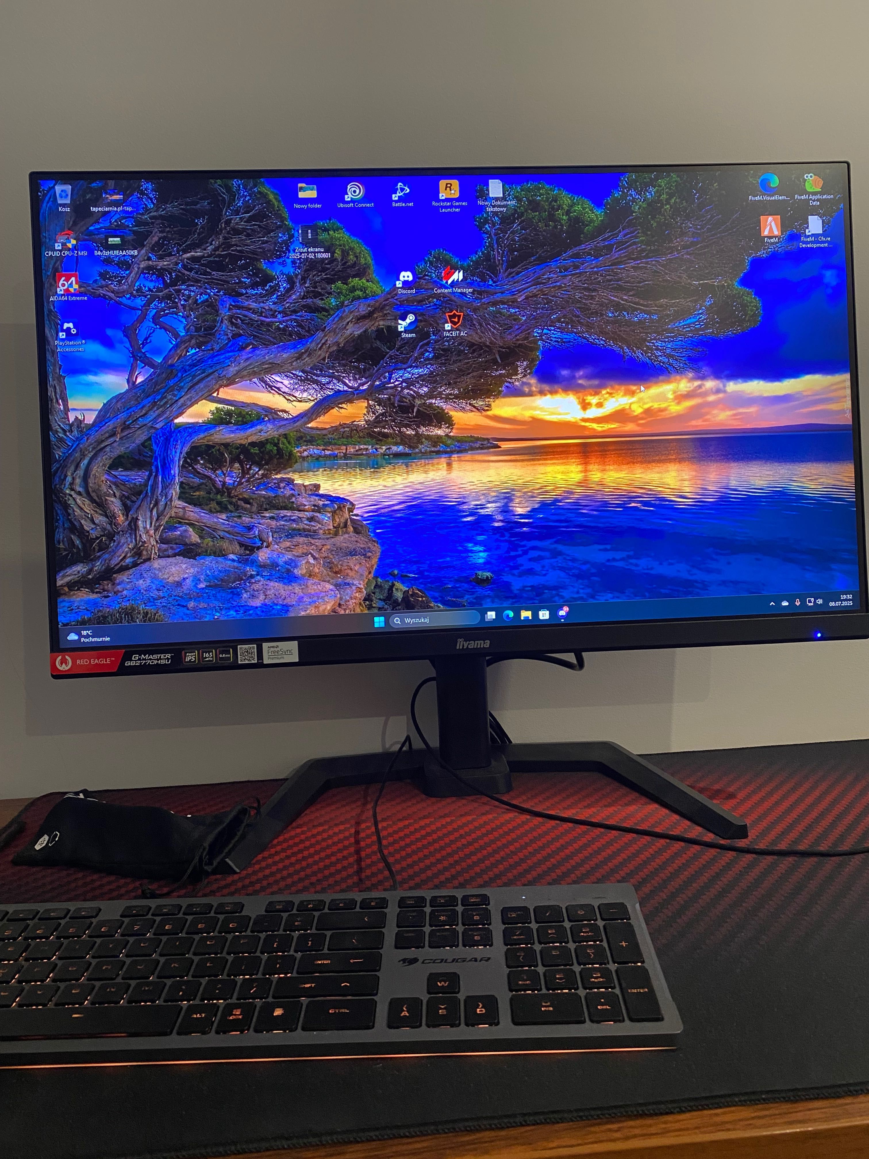 Komputer gamingowy + monitor [Ryzen 5 7600X/Radeon RX 7900 GRE]
