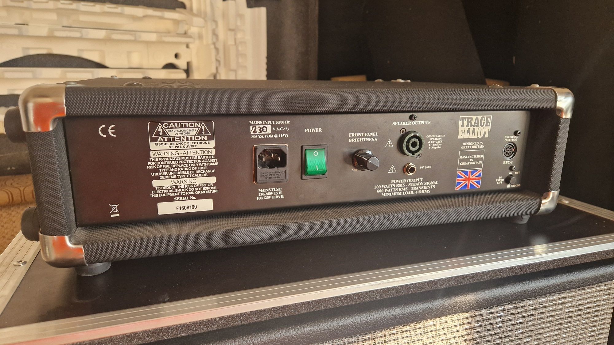 Trace elliott AH500-7 wzmacniacz basowy head głowa 500w