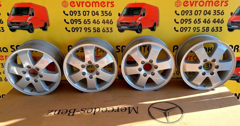 Діски 6 130 r16 титанові нові mercedes Sprinter w906 w907 w910 Crafter