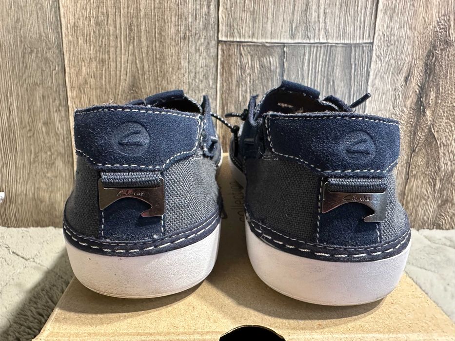 buty półbuty męskie mokasyny clarks higley tie 43