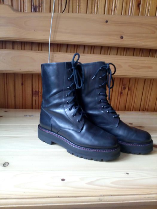 Жіночі черевики з натуральної шкіри,37 розмір,Італія,бренд Navyboot