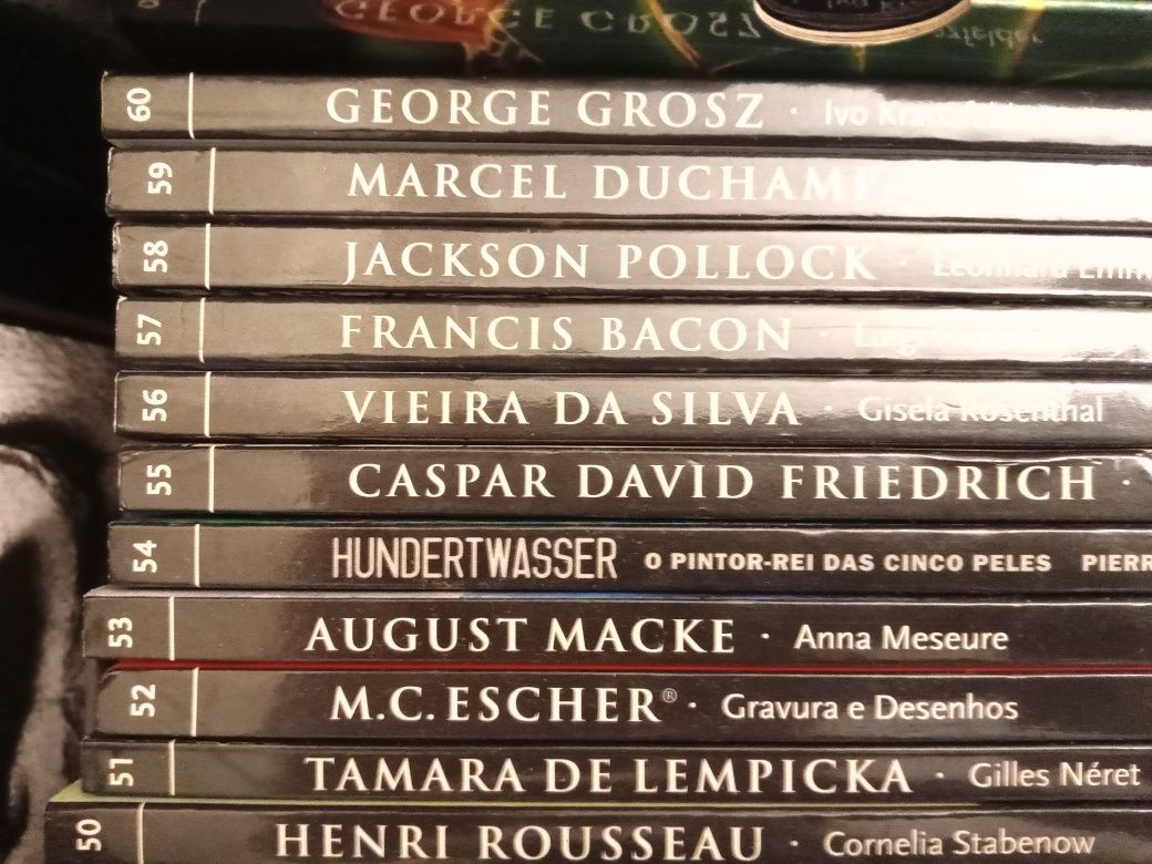 Coleção de pintores em 60 volumes