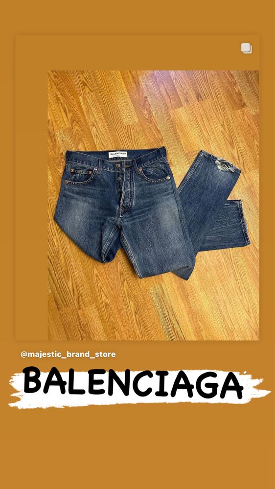 Джинсы Balenciaga . Оригинал . Япония  .