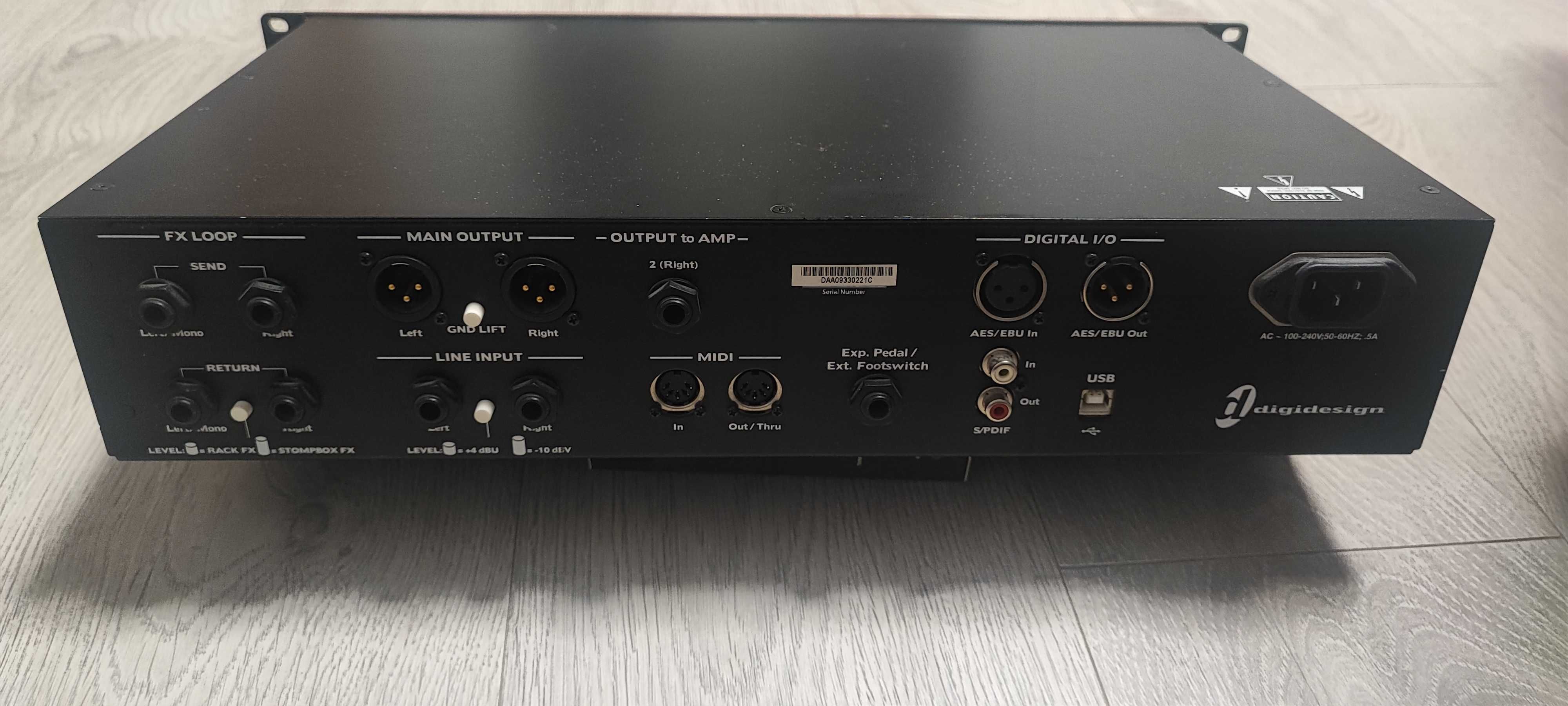 Multiefekt Eleven Rack od AVID Procesor Efektów Gitara Bas Wokal