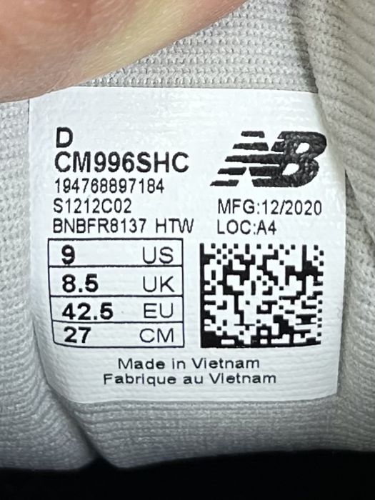 New Balance 996 кроссовки 42 размер спортивные замшевые синие