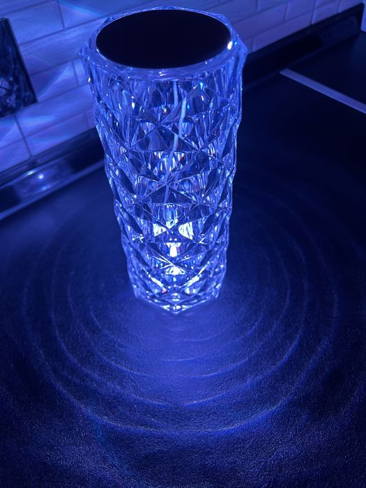 Лампа настольная ночник Роза, 16 режимов с пультом