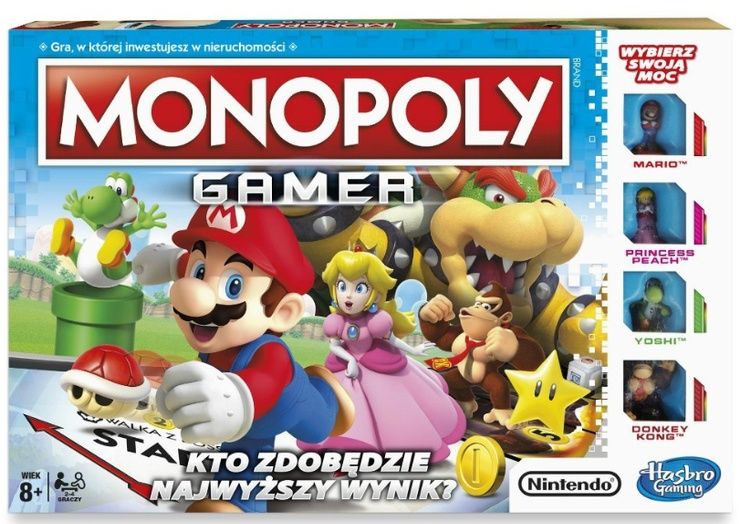 Gra planszowa "Monopoly Gamer" Edycja Mario