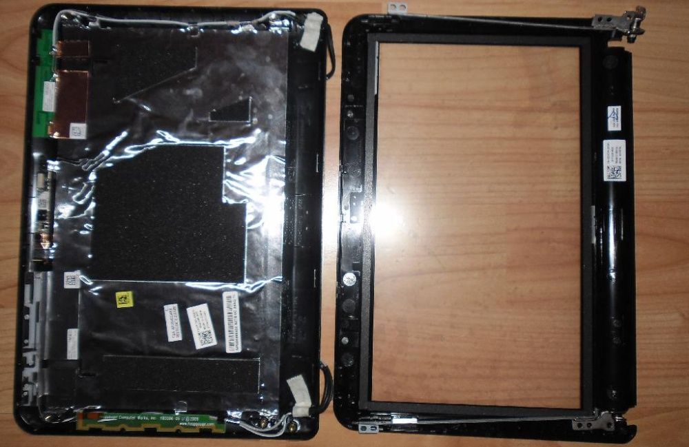 Dell mini 10 klapa matrycy plus ramka wewnetrzna