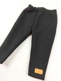 OCIEPLANE Spodnie legginsy bawełniane r. od 68 do 128