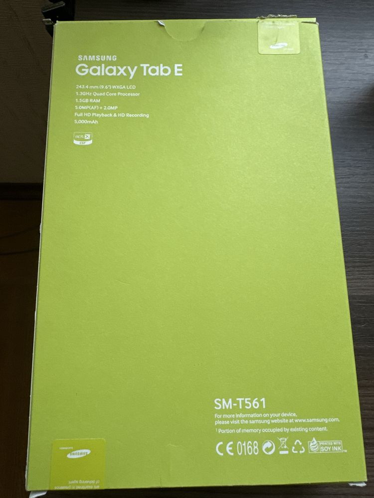 Galaxy Tab E планшет
