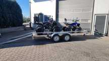 Przyczepka platforma na Quady 400x156 750 kg Producent - TRANSPORT