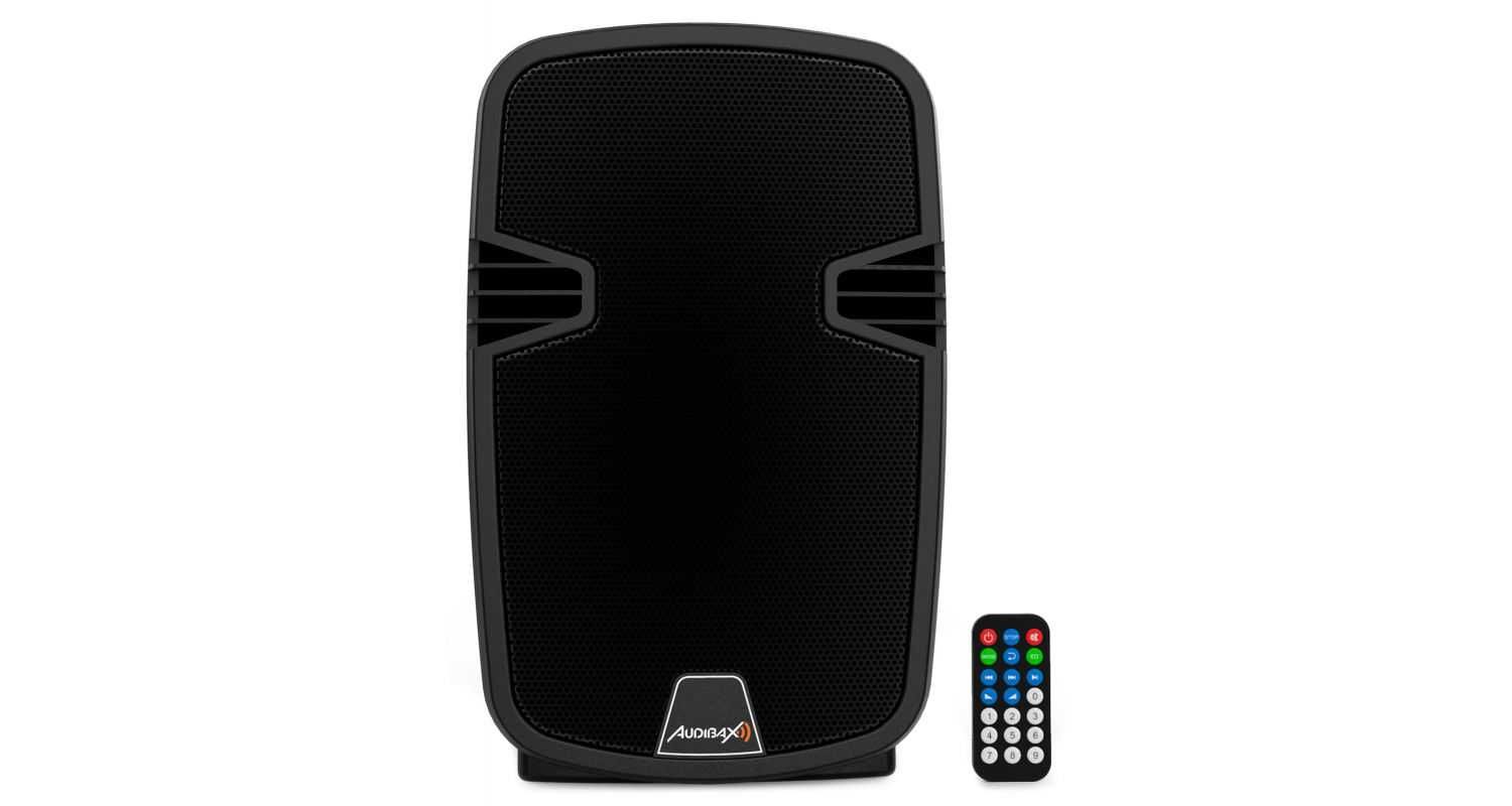 Coluna amplificada 10", 400W, USB, BT, MP3, nova