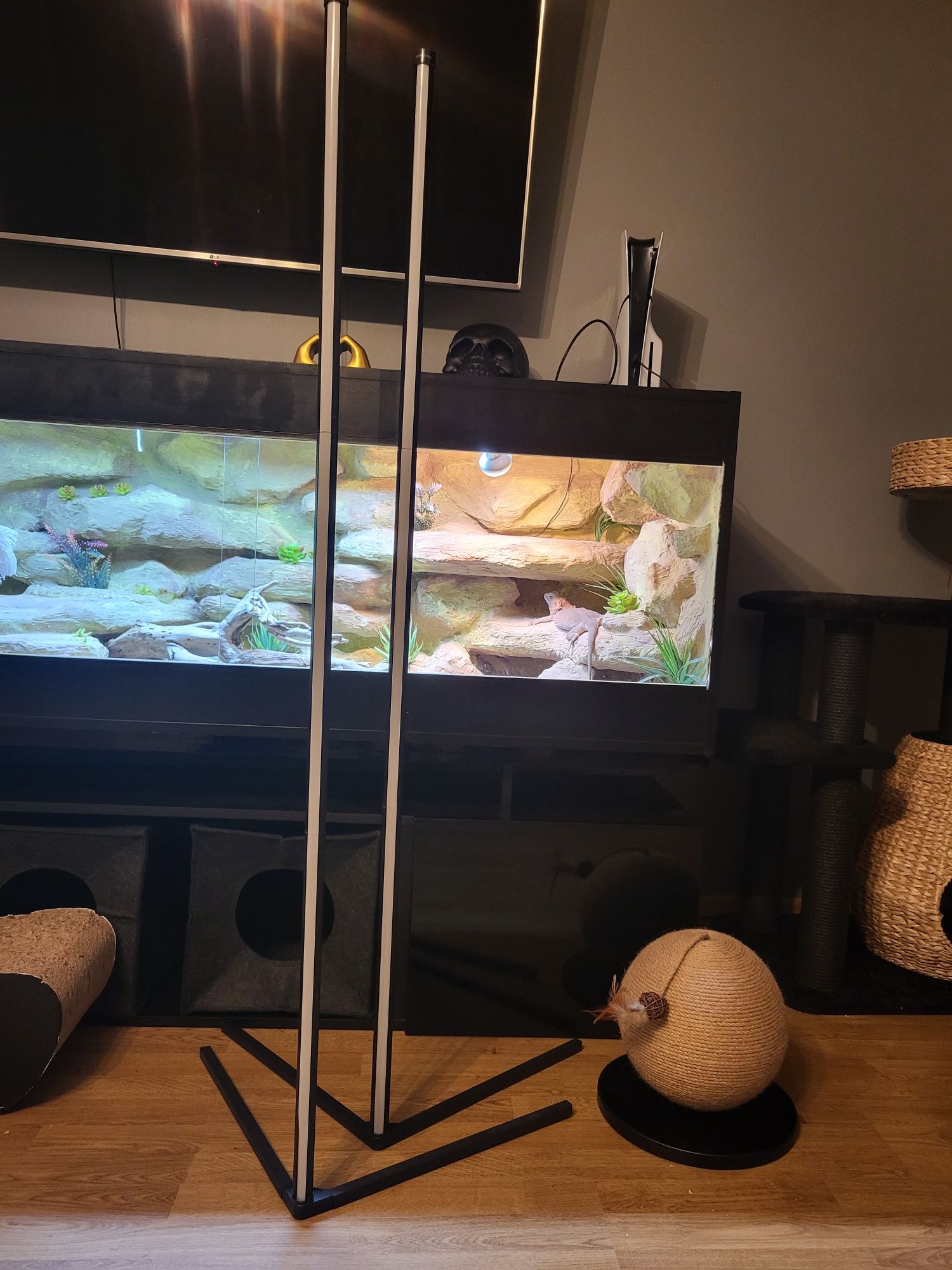 Zestaw 2 lamp narożnych stojących
