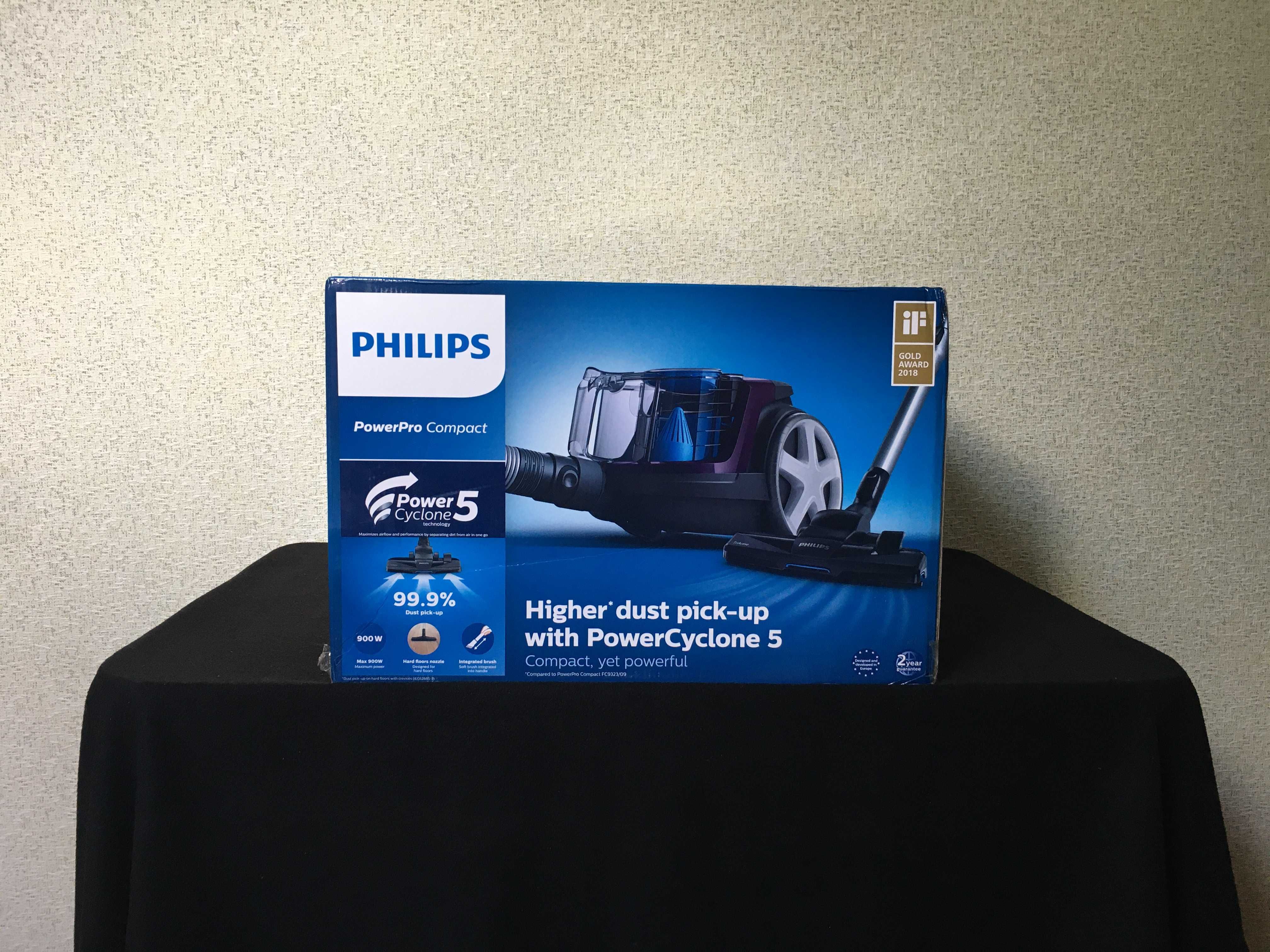 Пилосос Philips PowerPro Compact FC9333/09 900W Нові! Запечатані!