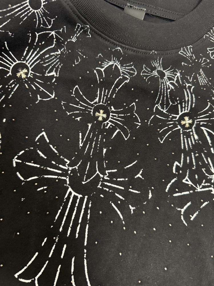 футболка Chrome Hearts Crosses diamond tee