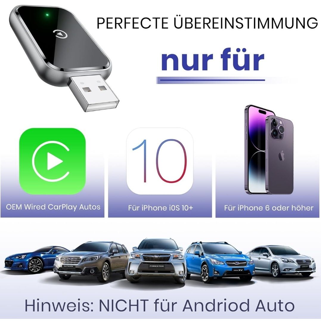 AIZEO CarPlay bezprzewodowy adapter