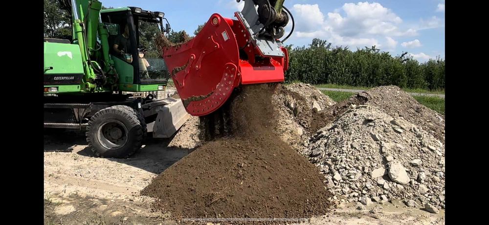 Łyżka przesiewająca PRZESIEWAMY.PL Model 5x125 dla maszyn 14-16t