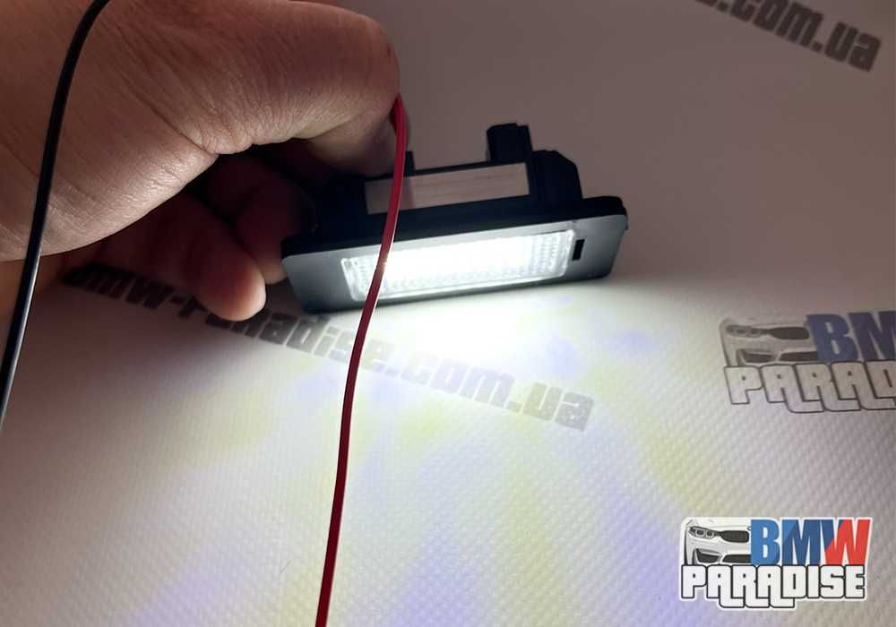 LED подсветка номерного знака BMW E90 E91 E92 E61 E70 E71 (БЕЗ ОШИБОК)