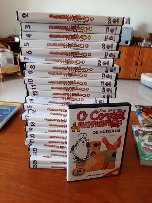 Enciclopédia sobre o corpo humano em DVD- colecção completa