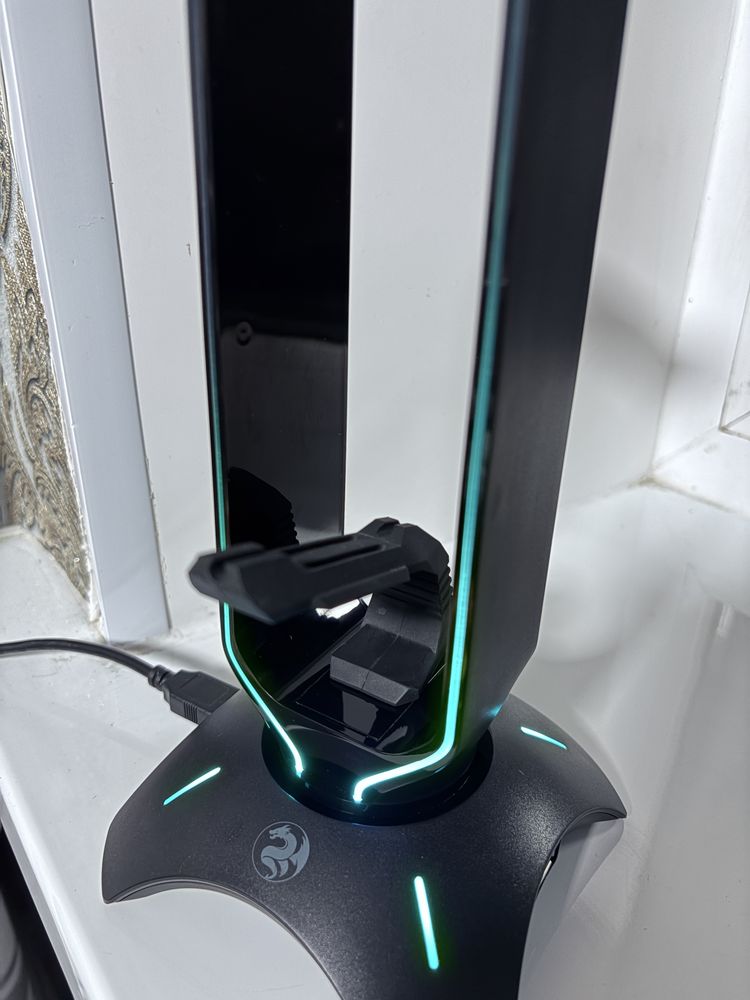 Підставка для гарнітури 2E Gaming Headset Stand RGB USB 3в1
