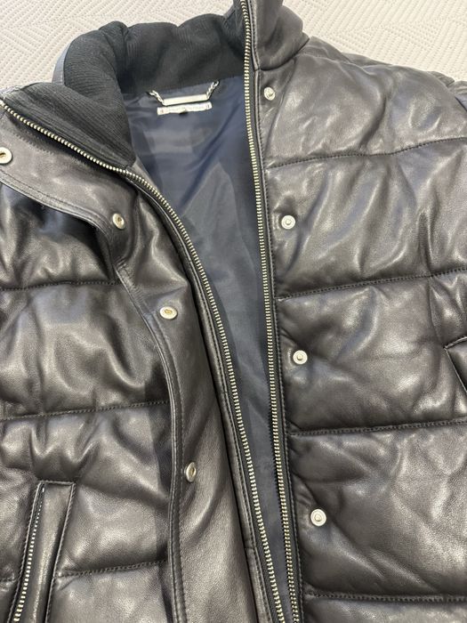Продам шкіряний пуховик Tommy Hilfiger