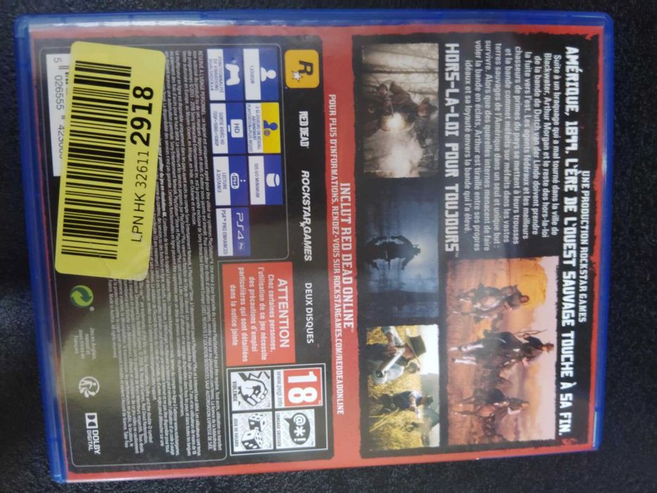 Red Dead Redemption 2 PS4 Polskie napisy są w grze okładka zagraniczna