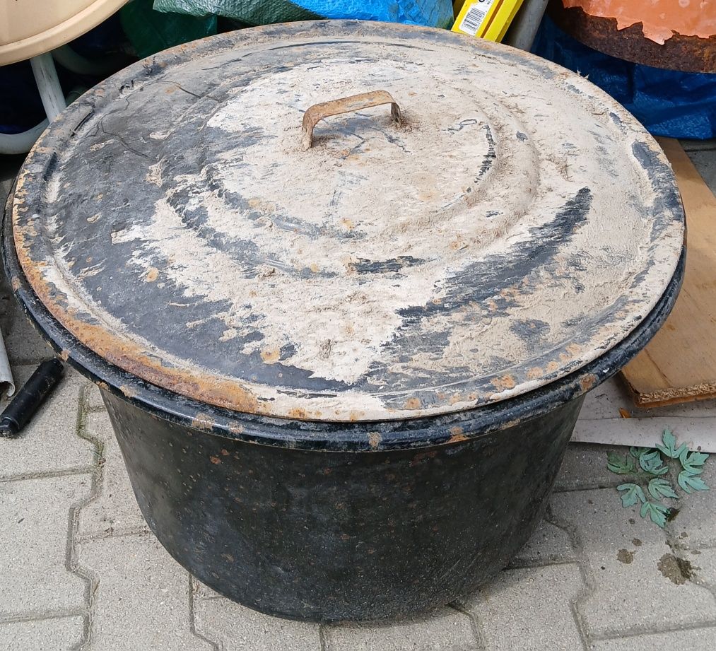 Duży kocioł/garnek emaliowany
