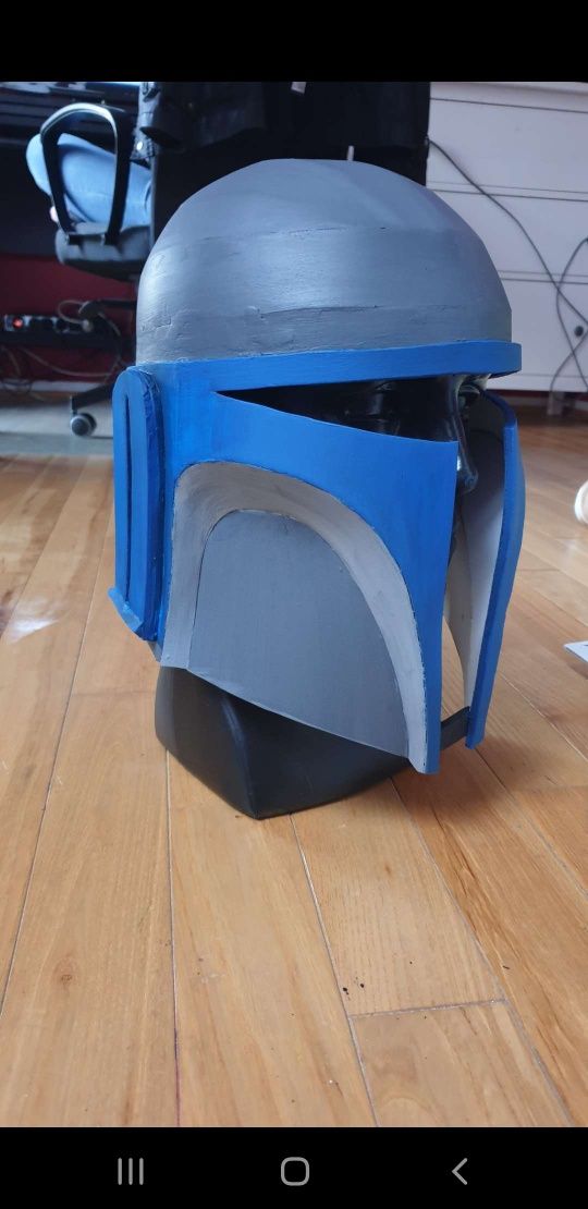 Hełm star wars mandalorian z pianki cosplay