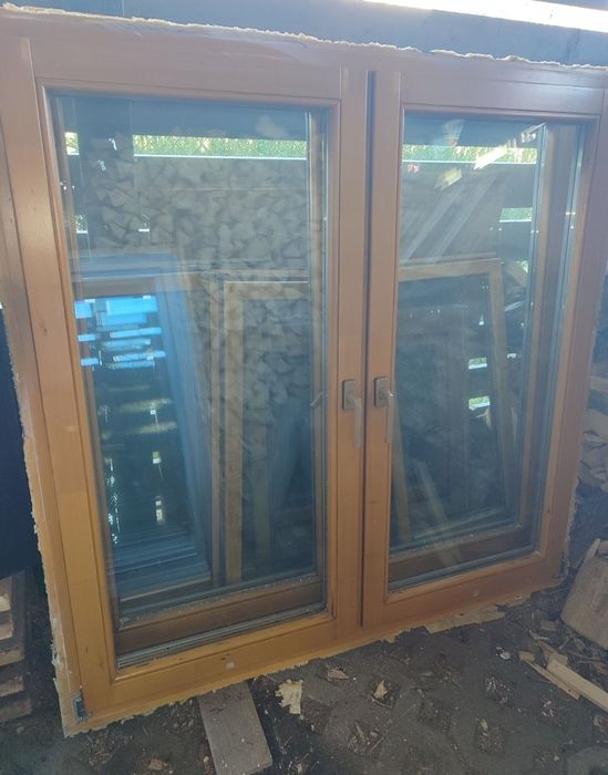 Okna drewniane 2 szybowe