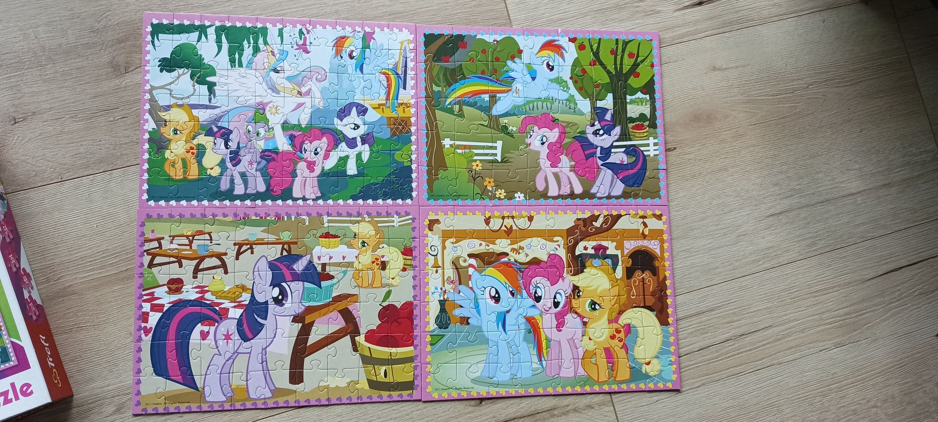 Puzzle 4+, Świnka Peppa, My Little Pony, Jej wysokość Zosia, MyszkaM.