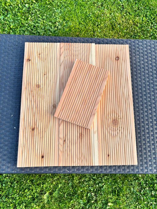 Deska tarasowa ryflowana / gładka  modrzew / świerk PRODUCENT