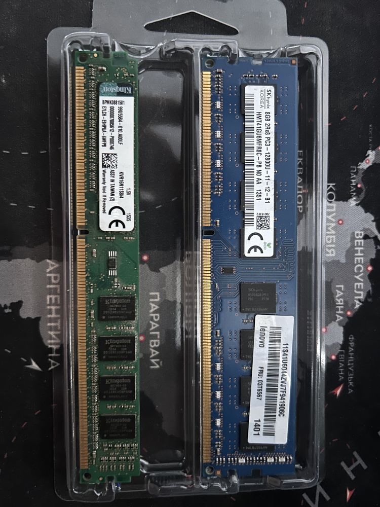 Оперативная память KINGSTON DDR3 4GB 1600 MHZ (KVR16N11S8/4)