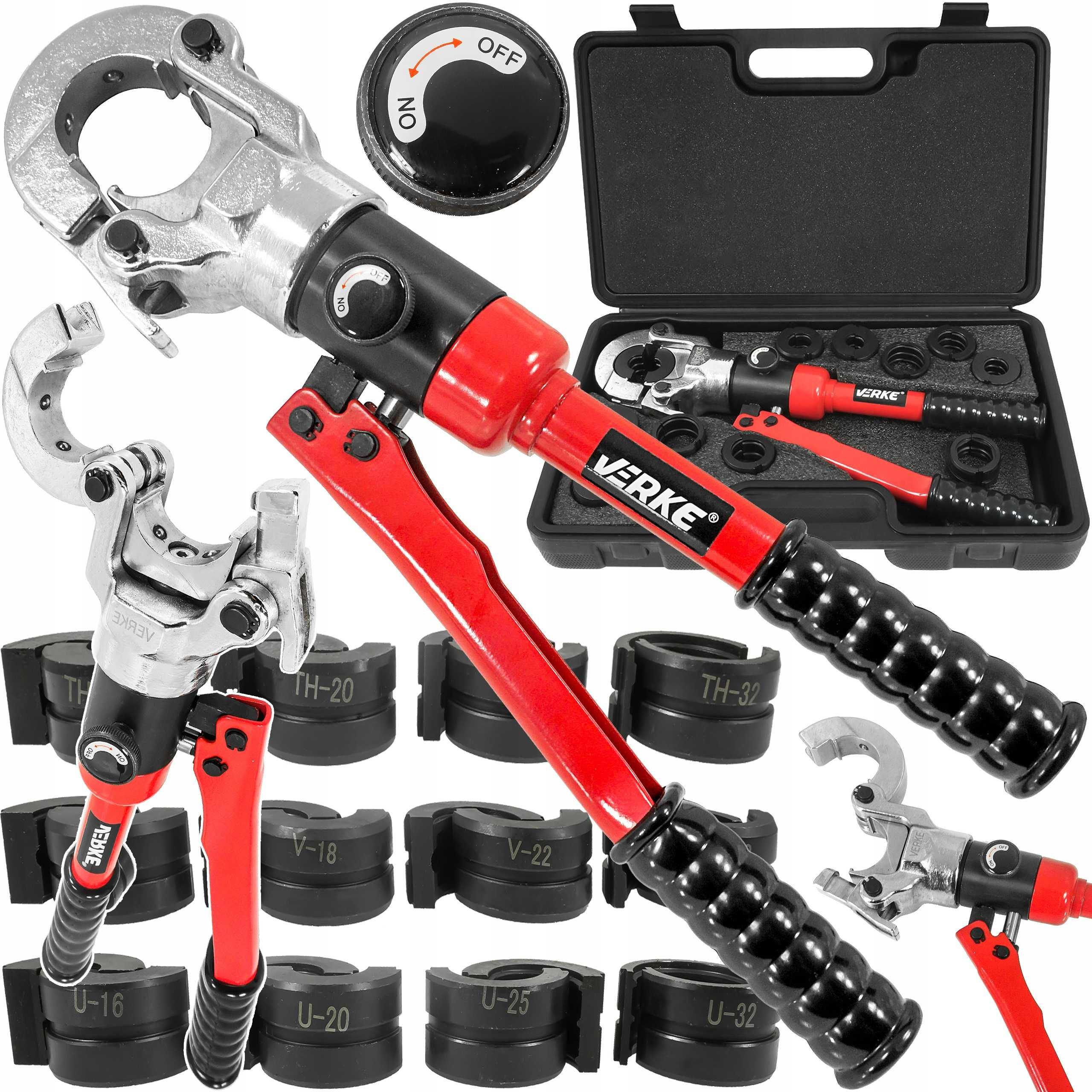 ZACISKARKA DO RUR PEX Praska Hydrauliczna 16-32mm Prasa U TH V 12 Ton