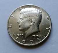 Монета 1/2 долара США, 1973 год