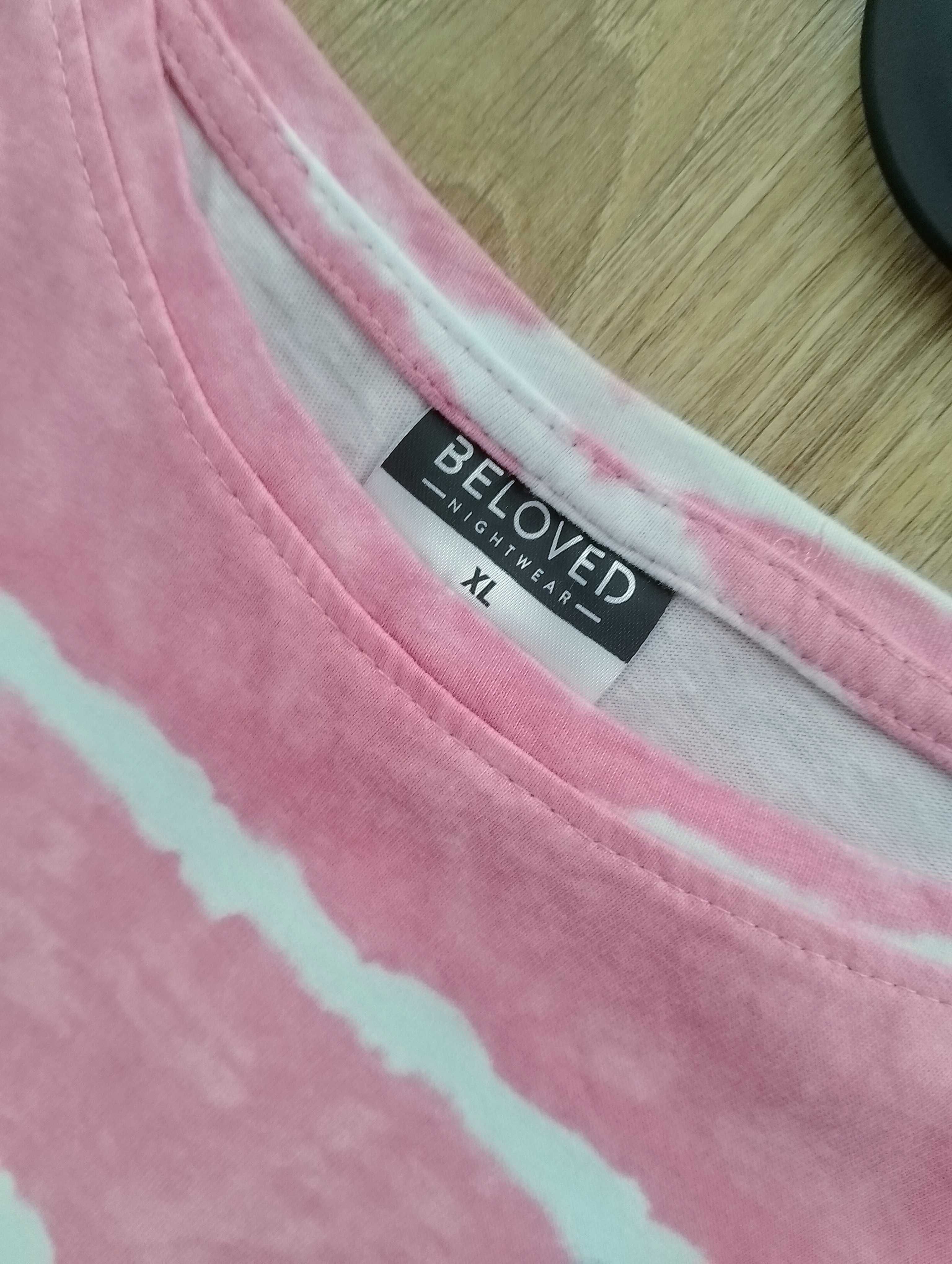 Pepco Beloved bawełniana różowa krótka piżama na lato 42 XL