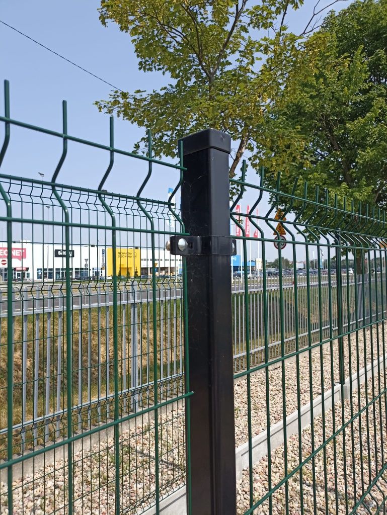 Ogrodzenia panelowe panel bramy furtki słupki płot palety