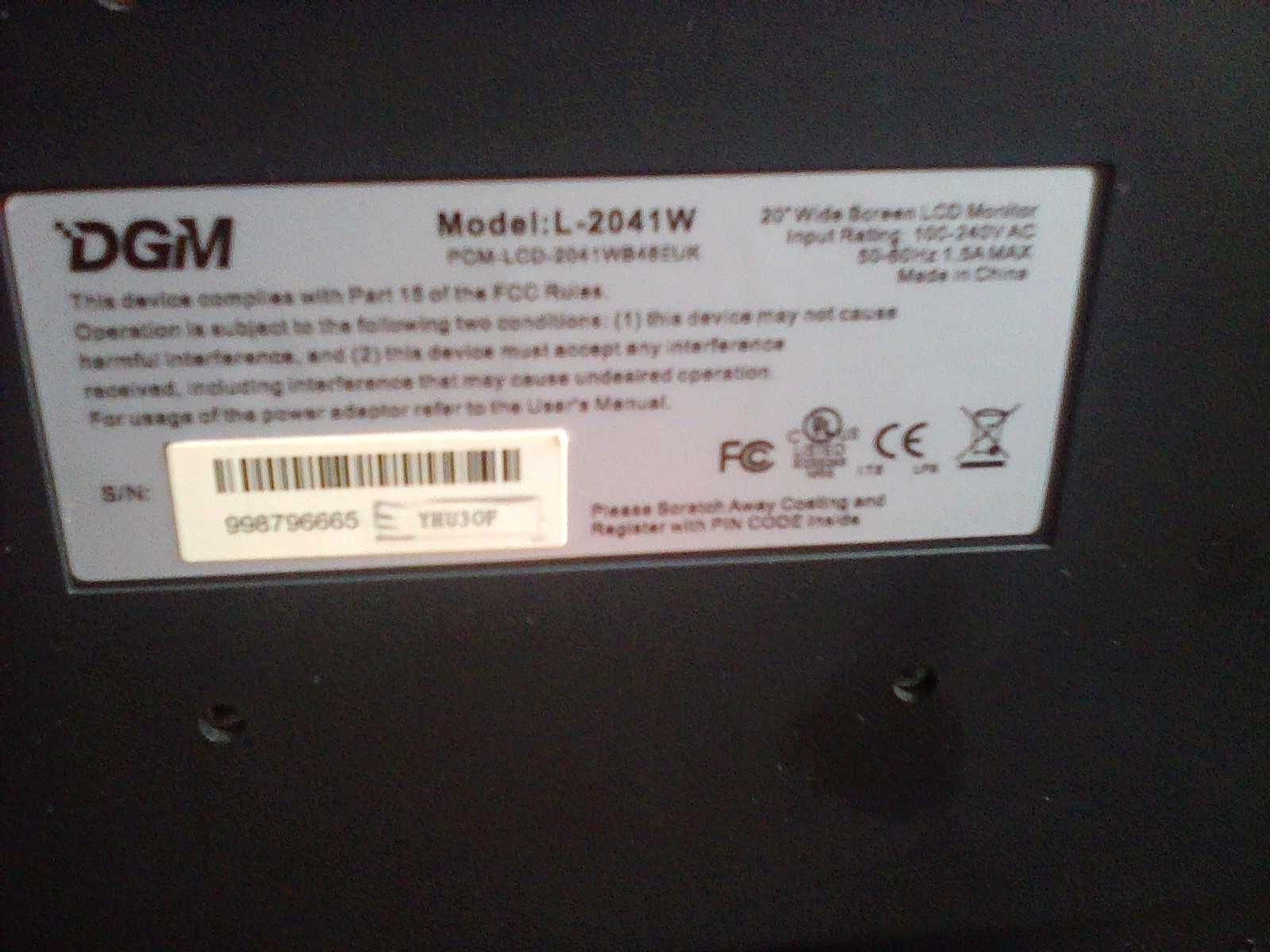 monitor DGM do komputera