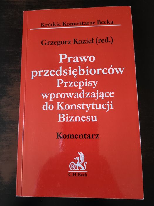 Prawo przedsiębiorców Komentarz