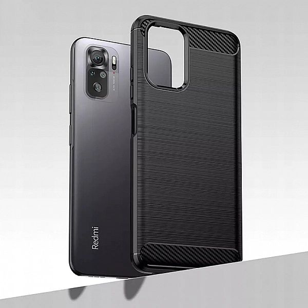 Plecki Carbon + Szkło Hartowane do Xiaomi Poco M5s