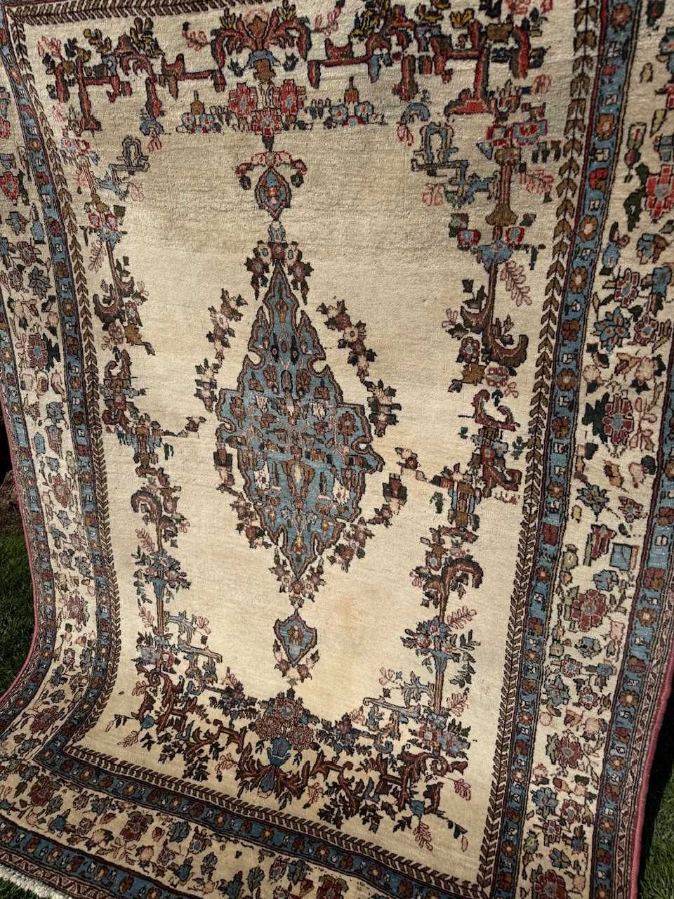 Dywan r.tkany wełniany kaszmirowy perski Iran Teheran 215x150 gal8 tys